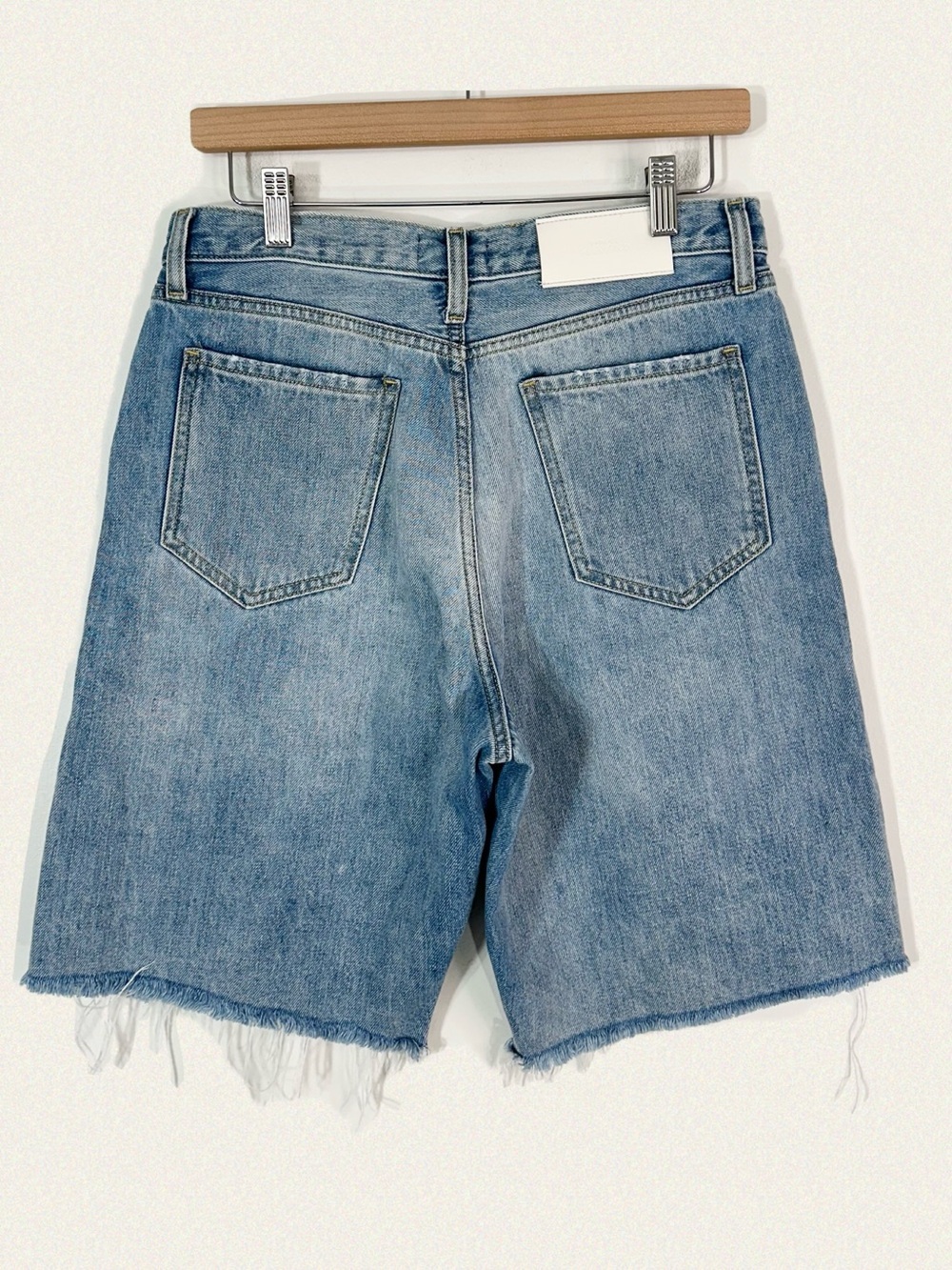 7 For All Mankind Easy James Denim Shorts - Picture 6 of 10